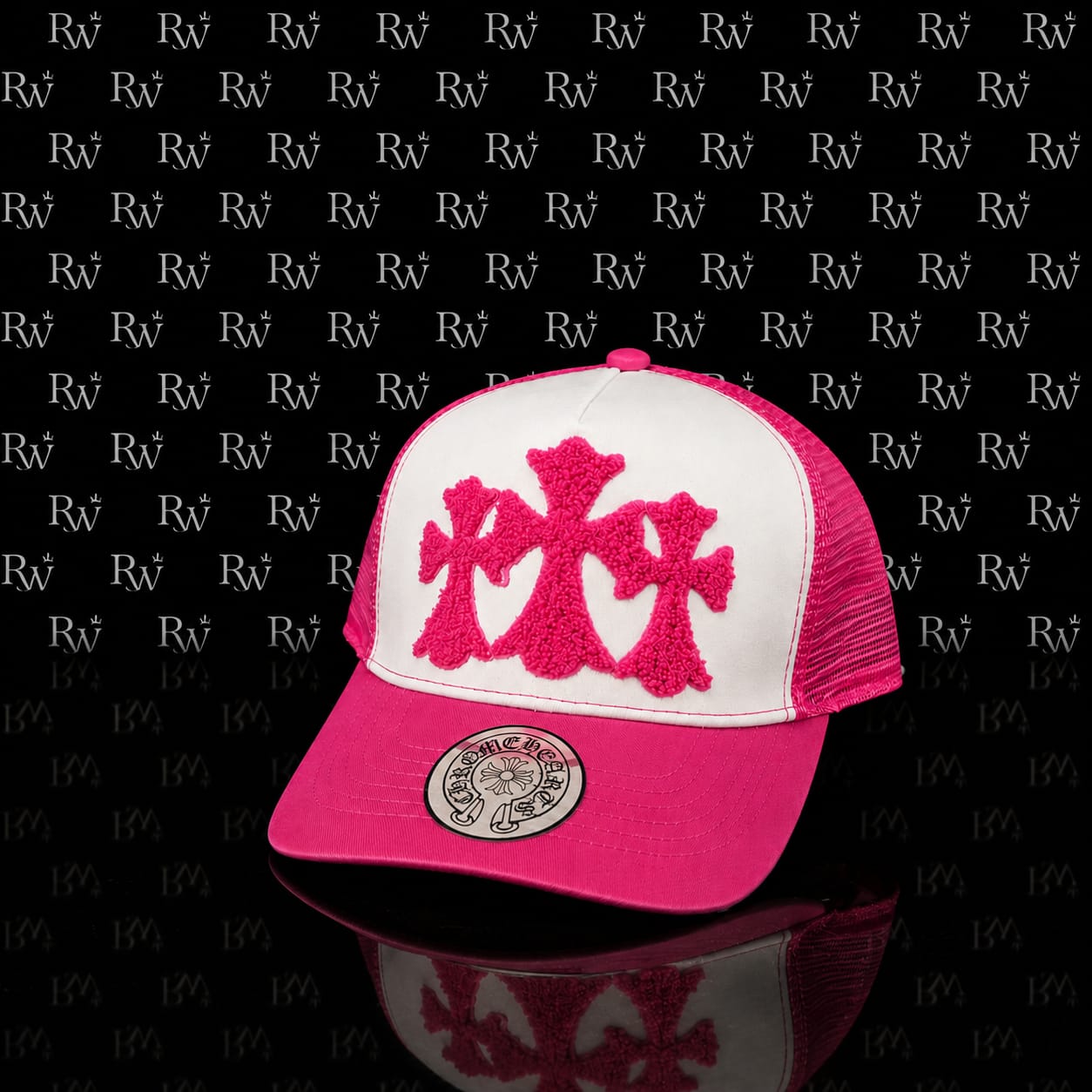 Chrome Hearts Pink Trucker